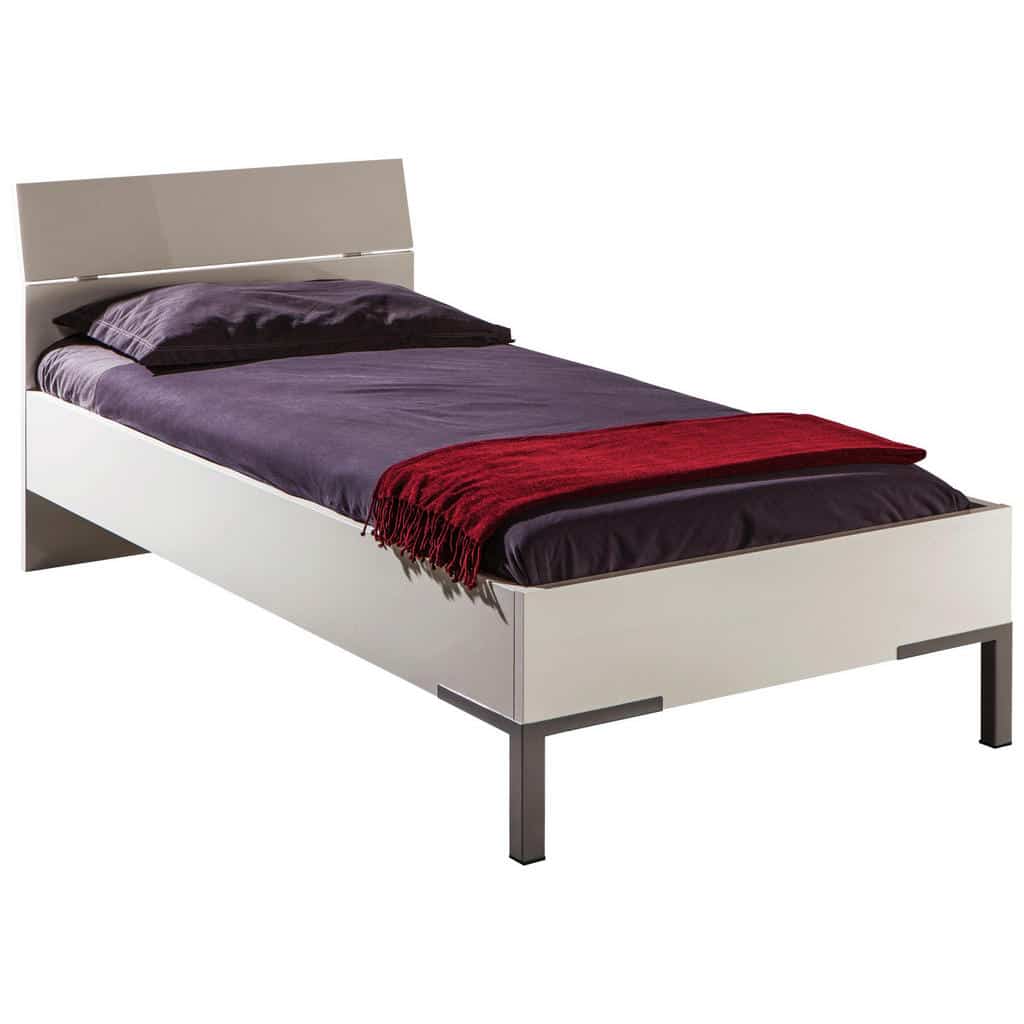 XXXLutz Postel 90/200 Cm Kompozitní Dřevo Bílá Xora