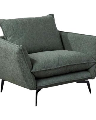 XXXLutz Křeslo Textil Olivově Zelená Hom`in
