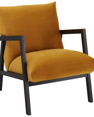 XXXLutz Křeslo Dřevo Textil Žlutá Barvy Wenge Carryhome