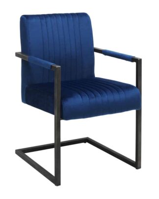 XXXLutz Židle S Područkami Modrá Černá Ambia Home