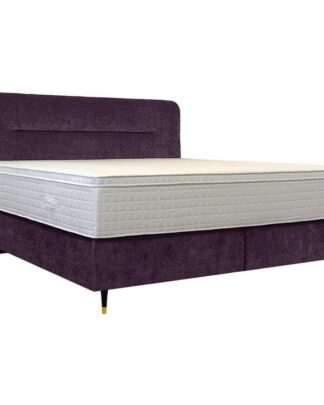 XXXLutz Postel Boxspring 200/210 Cm Dřevo Textil Fialová Elegando