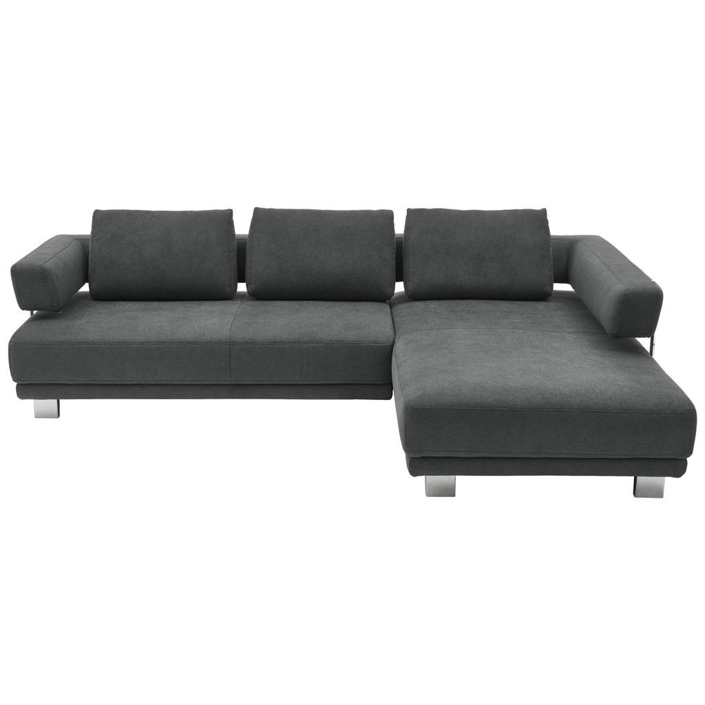 XXXLutz Sedací Souprava Textil Šedá Barvy Stříbra Valdera