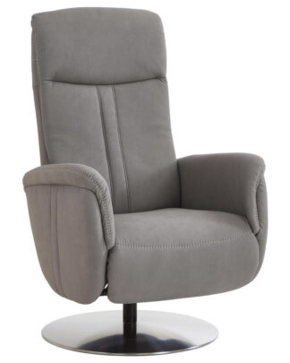 XXXLutz Relaxační Křeslo Textil Barvy Hliníku Beldomo Comfort