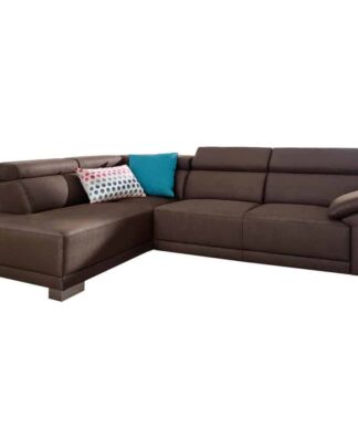 XXXLutz Sedací Souprava Textil Tmavě Hnědá Pure Home Lifestyle