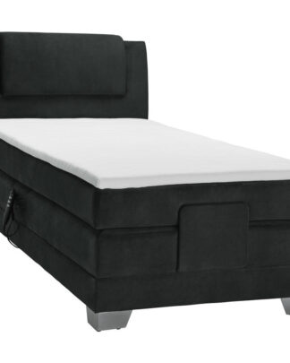 XXXLutz Postel Boxspring 100/200 Cm Textil Černá Esposa