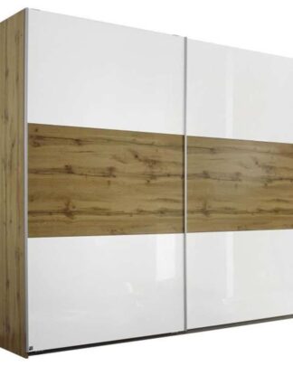 XXXLutz Skříň S Pos. Dveřmi.(Hor.ved.) Bílá Barvy Dubu Modern Living
