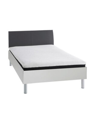 XXXLutz Futonová Postel 120/200 Cm Textil Kompozitní Dřevo Antracitová...