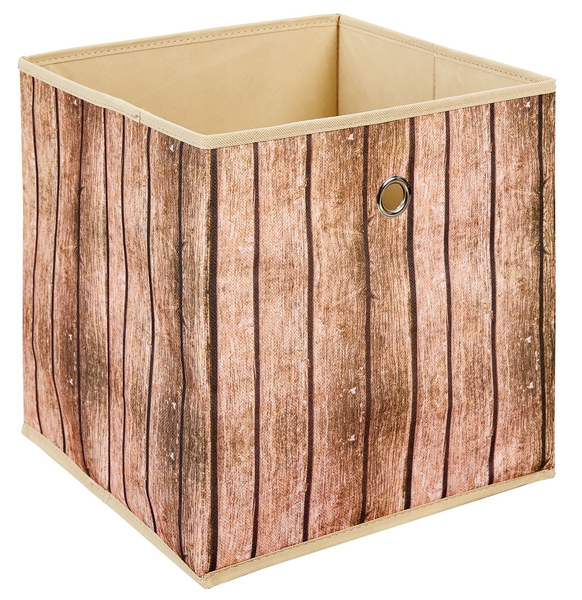 Asko Úložný box Wuddi 1, motiv dřeva