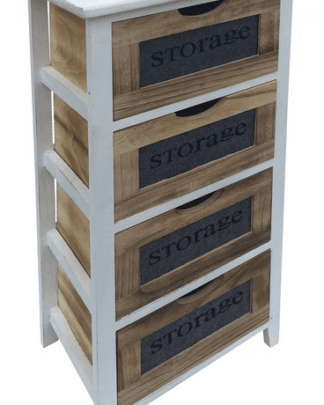 Asko Regál se 4 zásuvkami Storage