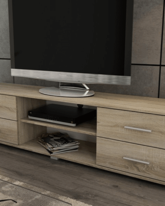 Asko Široký TV stolek Oskar TV, dub sonoma, šířka 180 cm