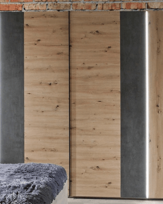 Asko Šatní skříň Fossano, 270 cm, s osvětlením