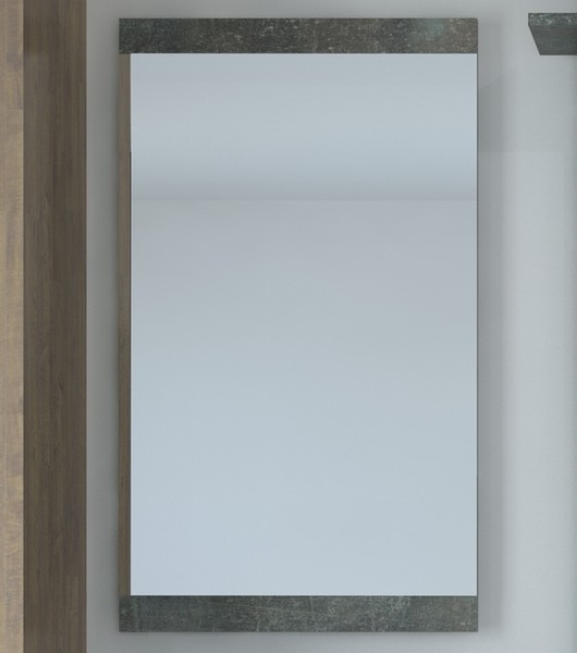 Asko Nástěnné zrcadlo Askon 52, tmavý beton