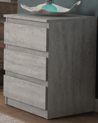 Asko Skříňka/vysoký noční stolek Carlos 403S, šedý beton
