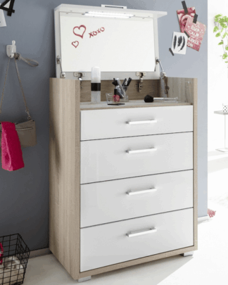 Asko Kosmetická komoda se zrcadlem Beauty, s osvětlením