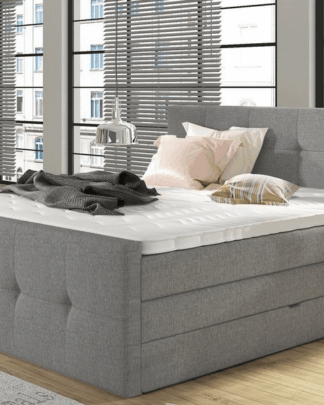 Asko Postel boxspring Medino 180x200 cm, šedá