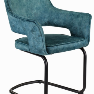 Asko Jídelní židle Hudson, tmavě modrá látka