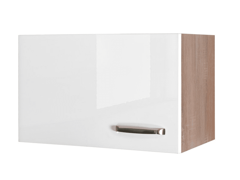 Asko Horní kuchyňská skříňka Valero KH60, dub sonoma/bílý lesk, šířka 60 cm