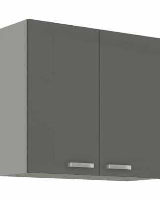 Asko Horní kuchyňská skříňka Grey 80G-72, 80 cm