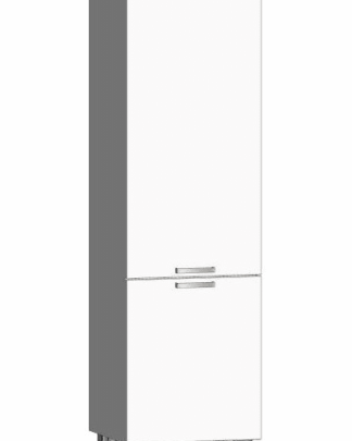 Asko Vysoká kuchyňská skříň One PO60D, bílý lesk, šířka 60 cm